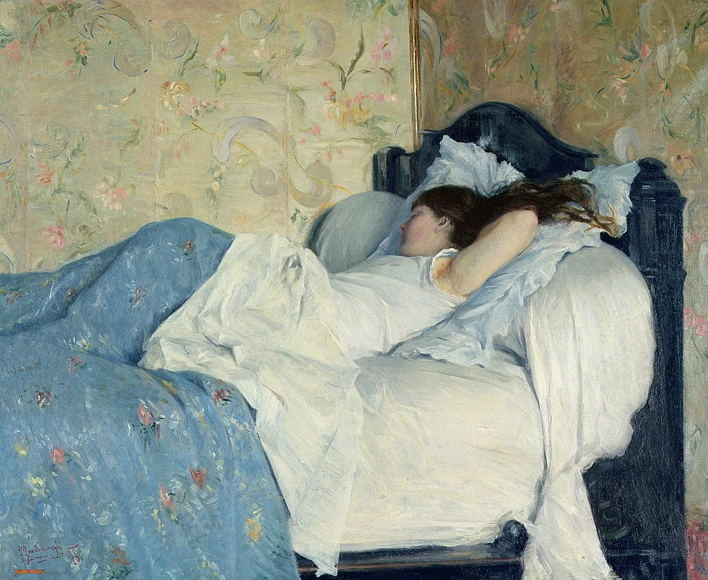 Fanciulla dormiente - Galleria d’Arte Moderna, Palazzo Pitti, Firenze, Italia